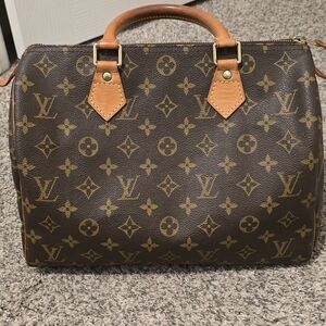 Vintage Louis Vuitton Monogram Speedy 30 Handbag